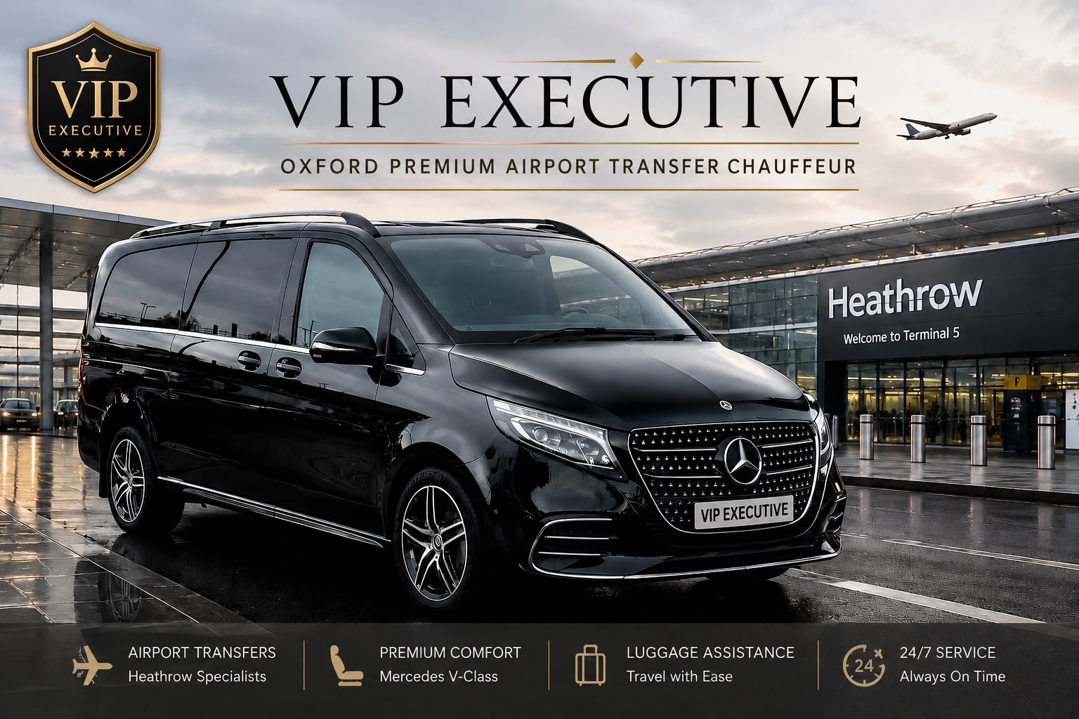 Premium Airport Transfers & Executive Chauffeur Services in Oxfordshire