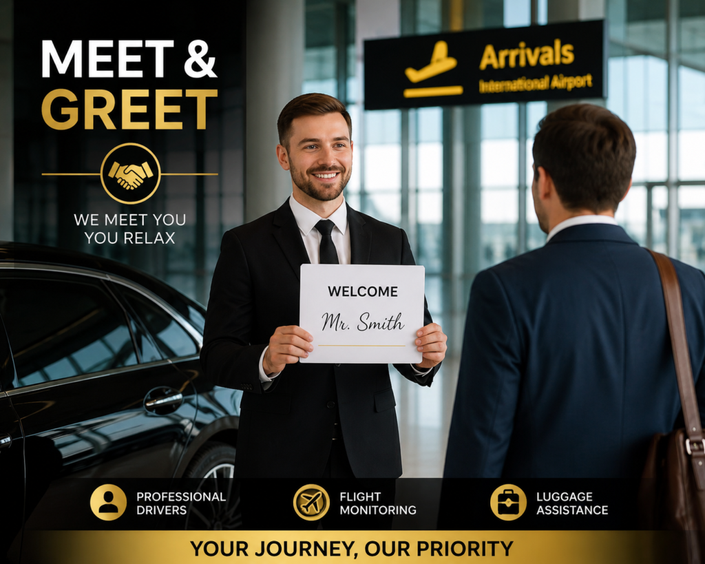 Professional Meet & Greet Airport Pickup in Oxfordshire Skyline Bicester taxis